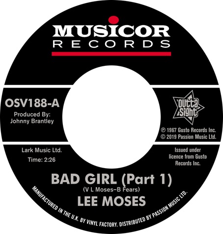 LEE MOSES / リー・モーゼス / BAD GIRL (7")