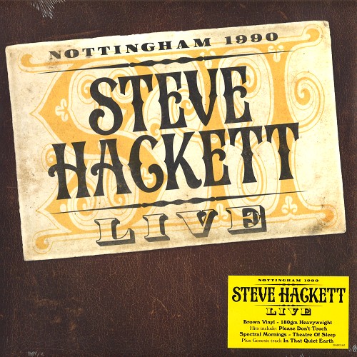 STEVE HACKETT / スティーヴ・ハケット / LIVE: LIMITED 500 COPIES BROWN COLOURED VINYL - 180g LIMITED VINYL