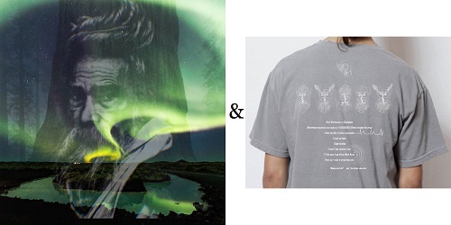 Terra Verde alias sibitt (a.k.a. 志人) / FatWood "Inverted Tree-逆立ちの樹-" Tシャツ付セット(限定生産)" -GREY-