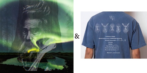 Terra Verde alias sibitt (a.k.a. 志人) / FatWood "Inverted Tree-逆立ちの樹-" Tシャツ付セット(限定生産)" -BLUE JEAN-