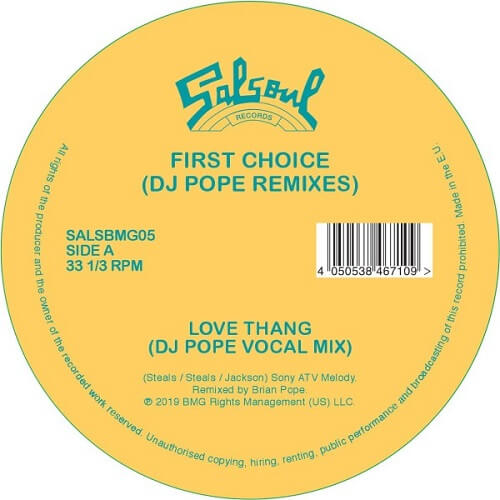 FIRST CHOICE / ファースト・チョイス / LOVE THANG (DJ POPE REMIXES)