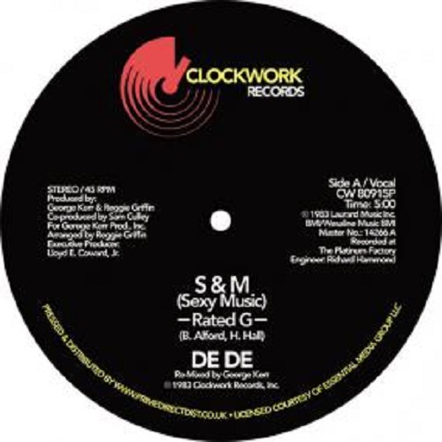 DE DE / S & M (SEXY MUSIC) (12")
