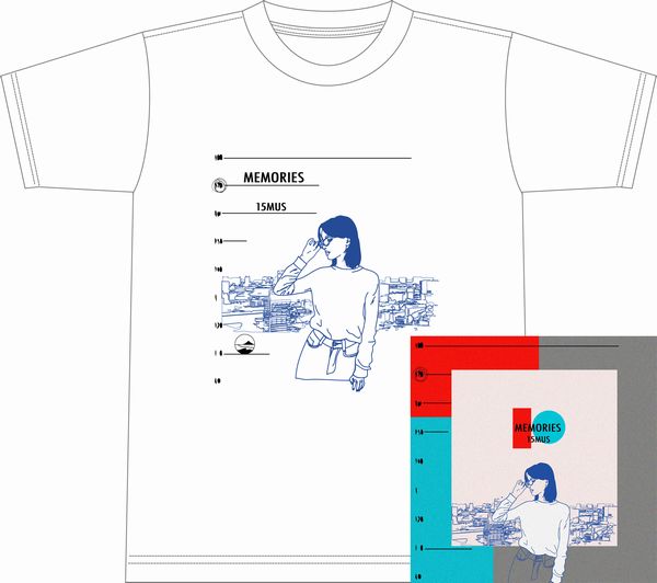 15MUS / MEMORIES★ディスクユニオン限定Tシャツ付セットMサイズ