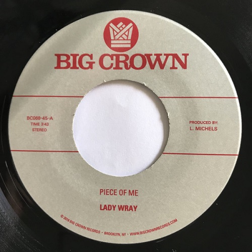 LADY WRAY / レディ・レイ / PIECE OF ME / COME ON IN (7")