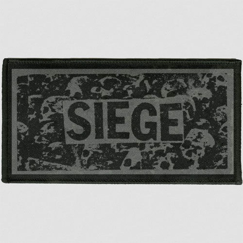 SIEGE / LOGO EMBROIDERED PATCH