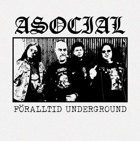 ASOCIAL / アソーシャル / FORALLTID UNDERGROUND (LP/BLACK VINYL)