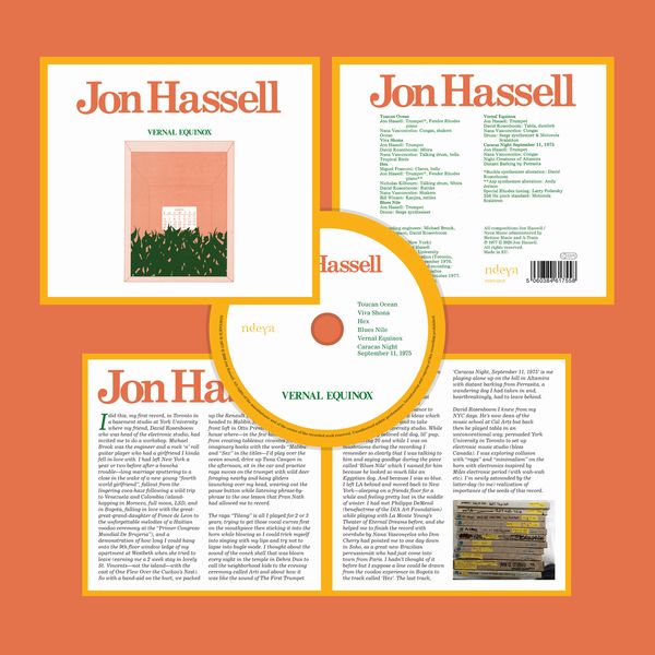 JON HASSELL / ジョン・ハッセル / VERNAL EQUINOX (REMASTERED CD)