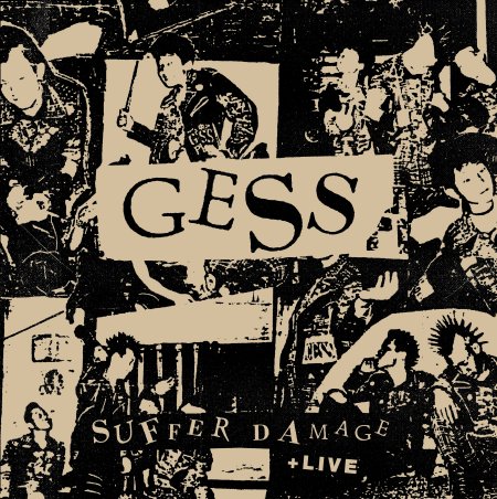 GESS (PUNK) / SUFFER DAMAGE+LIVE (LP+CD/TRANSLUCENT GLASS-EFFECT VINYL)