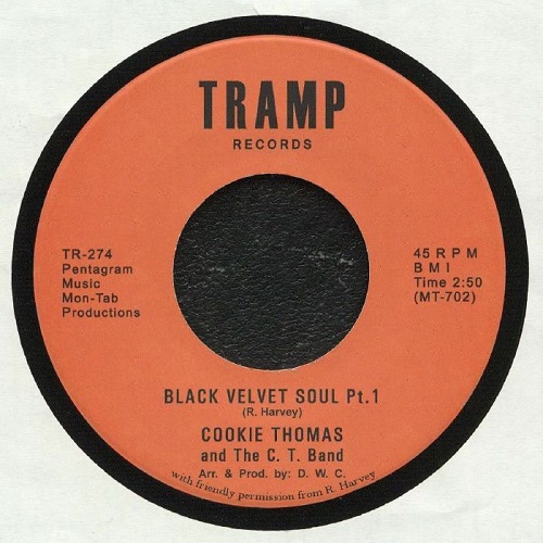 COOKIE THOMAS / BLACK VELVET SOUL(7")