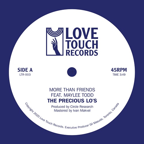 PRECIOUS LO'S / プレシャス・ローズ / MORE THAN FRIENDS feat. MAYLEE TODD(PLAIN SLEEVE)(7")