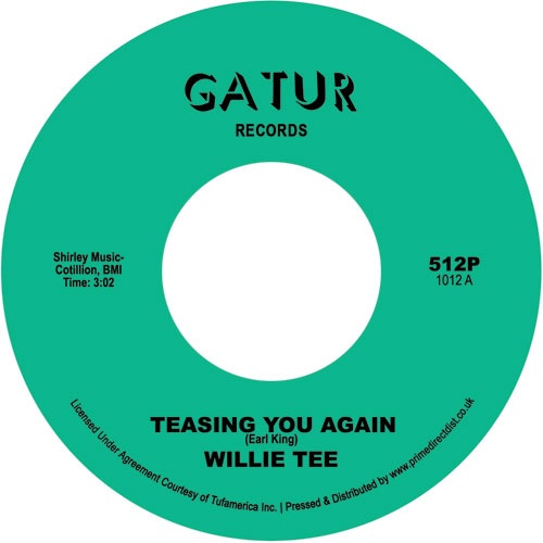 WILLIE TEE / ウィリー・ティー / TEASING YOU AGAIN / YOUR LOVE, MY LOVE TOGETHER(7")