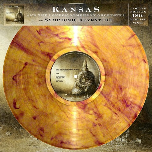 KANSAS / カンサス / AND THE LONDON SYMPHONY ORCHESTRA: THE SYMPHONIC ADVENTURE LIMITED 1,111 COPIES MARBLE COLOURED VINYL - 180g LIMITED VINYL