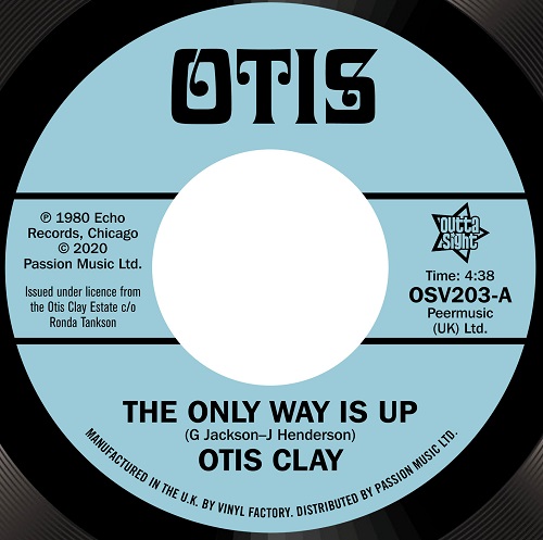 OTIS CLAY / オーティス・クレイ / ONLY WAY IS UP / MESSING WITH MY MIND (7")