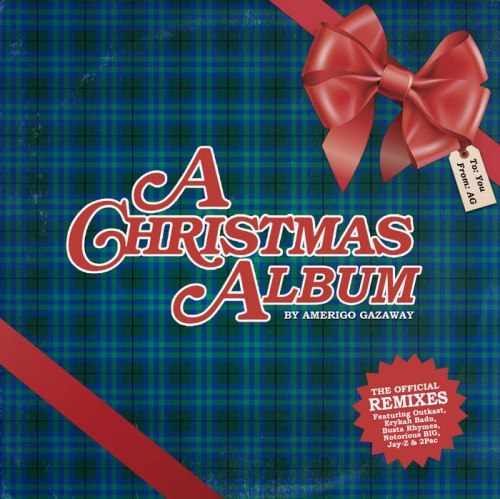 AMERIGO GAZAWAY / A CHRISTMAS ALBUM REMIXES "LP" (RED VINYL)