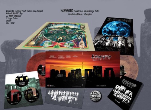 HAWKWIND / ホークウインド / SOLSTICE AT STONEHENGE 1984: LIMITED EDITION 150 COPIES COLOURED DOUBLE VINYL+2CD+DVD