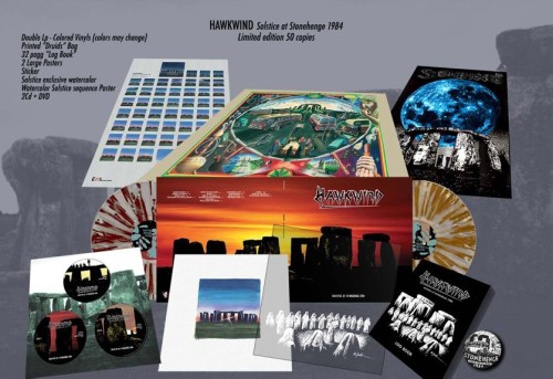 HAWKWIND / ホークウインド / SOLSTICE AT STONEHENGE 1984: STRICTLY LIMITED EDITION 50 COPIES NUMBERED COLOURED DOUBLE VINYL+2CD+DVD