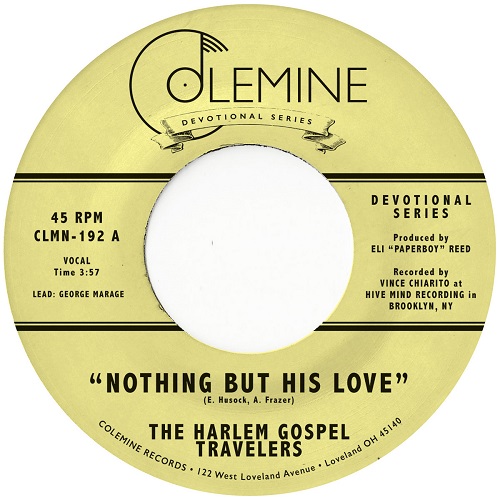HARLEM GOSPEL TRAVELERS / NOTHING BUT HIS LOVE / GOD'S GONNA MOVE HIS HAND  (7")