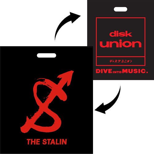 STALIN / スターリン / THE STALIN x ディスクユニオン コラボレコードショッパー型エコバッグ