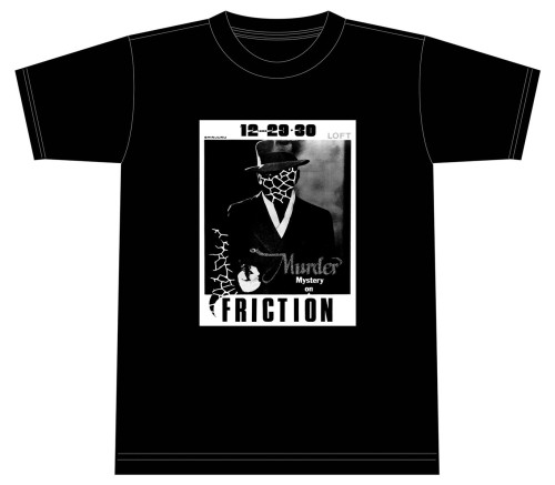 FRICTION / フリクション / FRICTION/Tシャツデザイン2BLACK BODY L