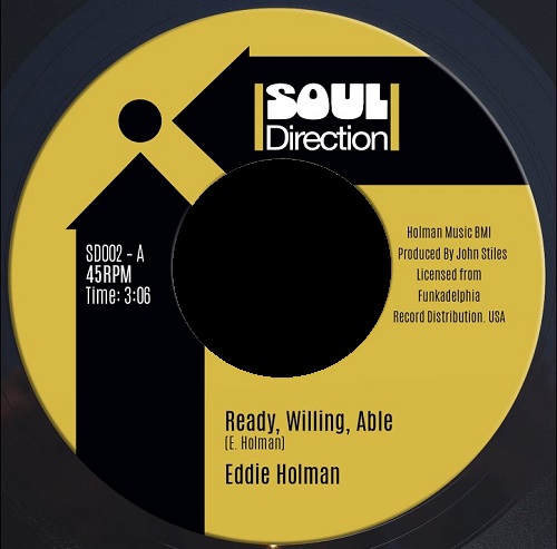 EDDIE HOLMAN / エディ・ホールマン / READY,WILLING,ABLE / TOO YOUNG FOR LOVE (7")