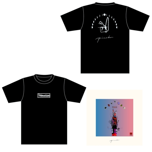 pinoko / LUNATIC "CD" ★ディスクユニオン限定カラーTシャツ付きセット(Mサイズ)