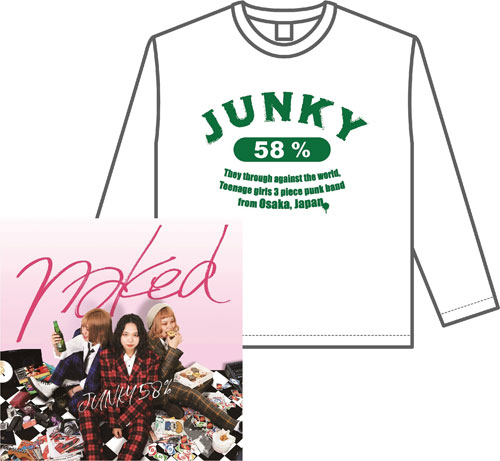 Junky58% / ジャンキー58% / XL / naked + ロングスリーブTシャツ付きセット