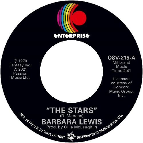BARBARA LEWIS / バーバラ・ルイス / STARS / HOW CAN I TELL (7")