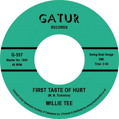 WILLIE TEE / ウィリー・ティー / FIRST TASTE OF HURT /I'M HAVING SO MUCH FUN (7")