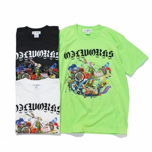 V.A. (OILWORKS CLOTHING) / Allrounder T-SHIRTS (LIME GREEN L)