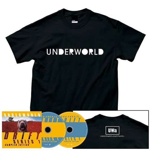 UNDERWORLD / アンダーワールド / DRIFT SERIES 1 - SAMPLER EDITION (DELUXE EDITION) 来日記念廉価盤 Tシャツ S