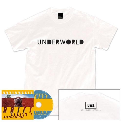 UNDERWORLD / アンダーワールド / DRIFT SERIES 1 - SAMPLER EDITION (通常盤) 来日記念廉価盤 Tシャツ M