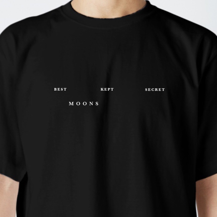 MOONS (ANDRE TRAVASSOS) / ムーンズ / Moons Best Kept Secret T-shirt BLACK SIZE XL