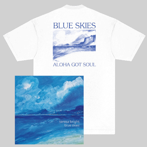 TERESA BRIGHT / テレサ・ブライト / BLUE SKIES CD + Tシャツ限定セットLサイズ
