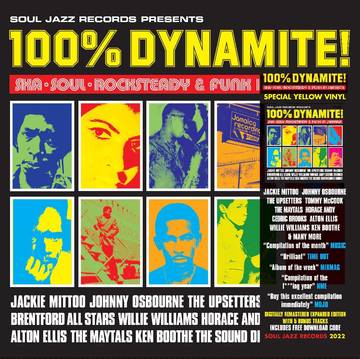 V.A. (SOUL JAZZ RECORDS) / SOUL JAZZ RECORDS PRESENTS: 100% DYNAMITE! SKA, SOUL, ROCKSTEADY & FUNK IN JAMAICA [2LP]
