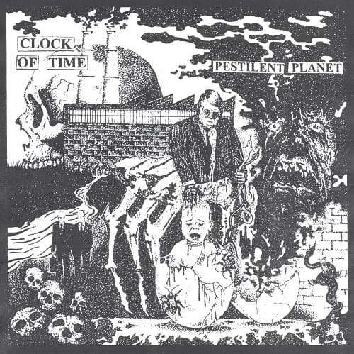 CLOCK OF TIME / PESTILENT PLANET (LP)