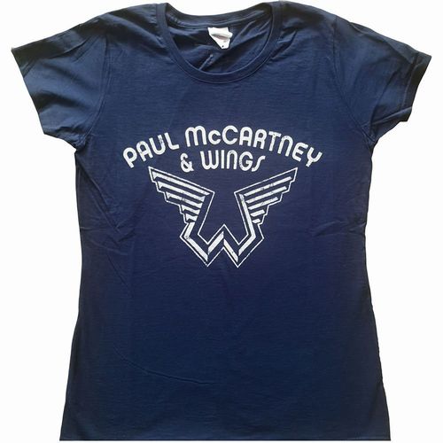 PAUL McCARTNEY / ポール・マッカートニー / MCCARTNEY_WINGS LOGO_LADY_NAVY_TS:1XS
