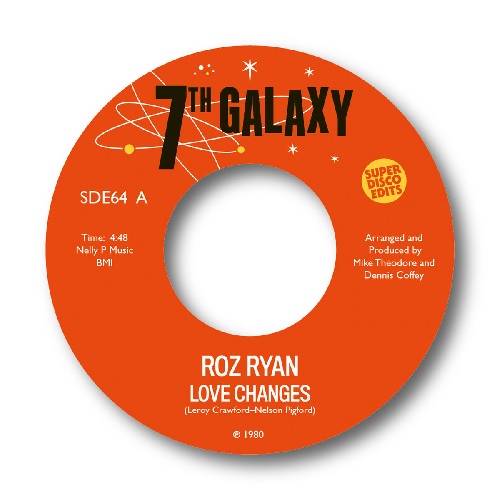 ROZ RYAN / LOVE CHANGES / FUNKY WAY TO TREAT ME(7")