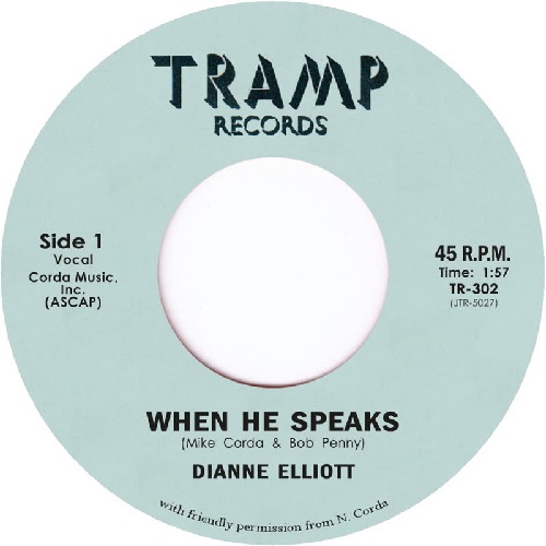 DIANNE ELLIOTT / WHEN HE SPEAKS (7")