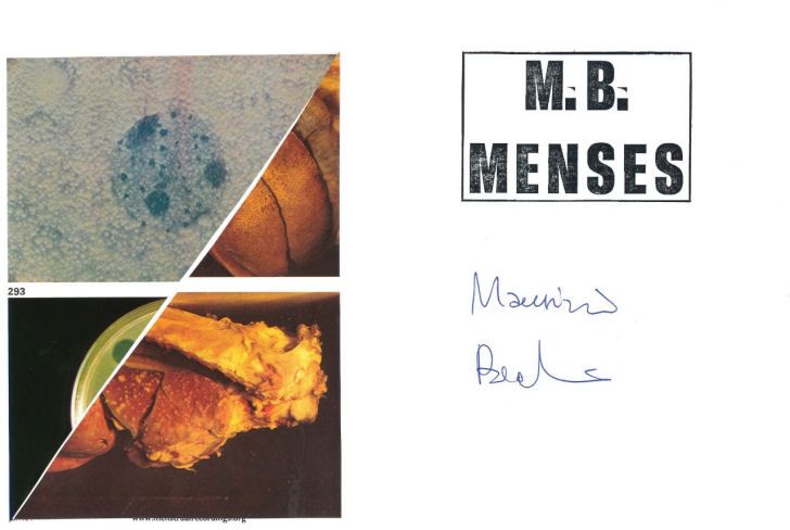 MAURIZIO BIANCHI (M.B.) / マウリツィオ・ビアンキ (M.B.) / MENSES (CD)