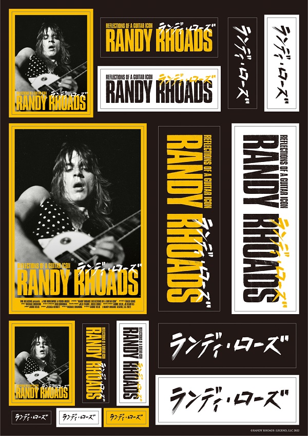 RANDY RHOADS / ランディ・ローズ / ランディ・ローズオリジナルステッカー