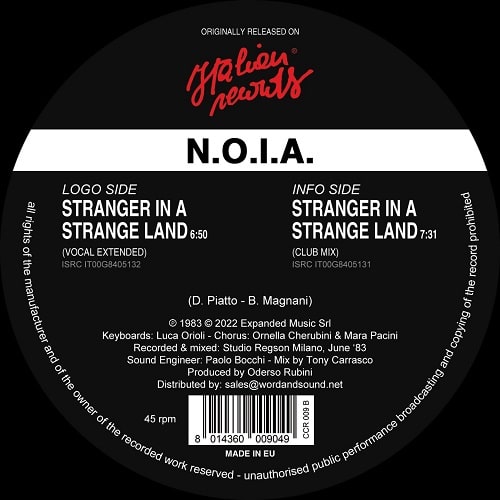 N.O.I.A. / STRANGER IN A STRANGE LAND