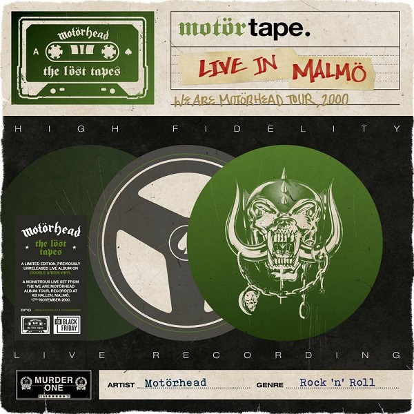 MOTORHEAD / モーターヘッド / LOST TAPES VOL.3 (LIVE IN MALMO 2000) [2LP] (GREEN VINYL, INDIE-EXCLUSIVE)