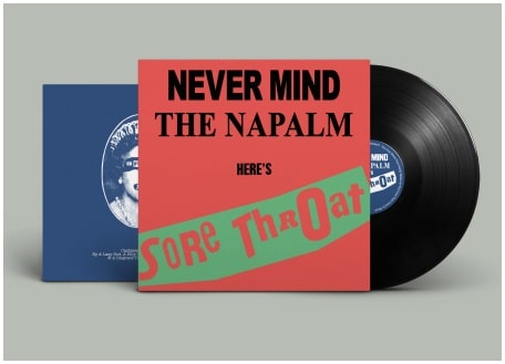 SORE THROAT / ソア・スロート / NEVER MIND THE NAPALM (LP/SOLID BLACK VINYL)