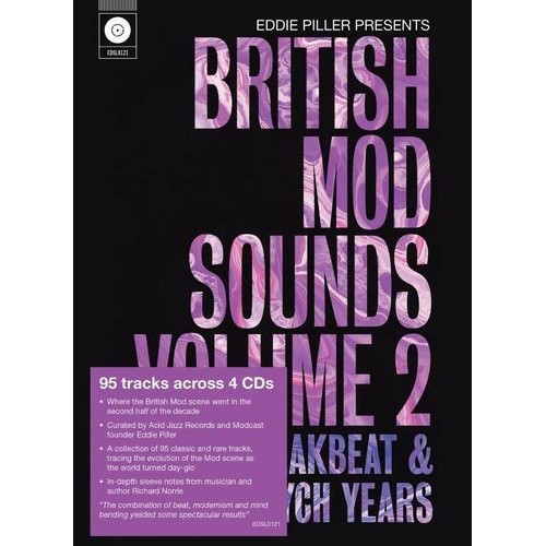 V.A. (MOD/BEAT/SWINGIN') / EDDIE PILLER PRESENTS - BRITISH MOD SOUNDS OF THE 1960S VOLUME 2: THE FREAKBEAT & PSYCH YEARS (4CD)