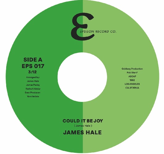 JAMES HALES / COULD IT BE JOY / CASHING IN MY MEMORIES (7")