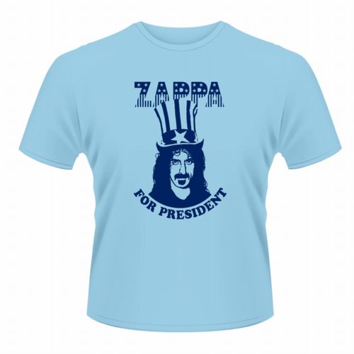 FRANK ZAPPA (& THE MOTHERS OF INVENTION) / フランク・ザッパ / ZAPPA FOR PRESIDENT (BLUE) [BLUE] (T-SHIRT MEDIUM)