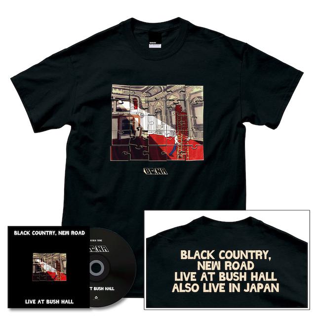 BLACK COUNTRY, NEW ROAD / ブラック・カントリー・ニュー・ロード / LIVE AT BUSH HALL(CD + T-SHIRT(M)) / Mサイズ/数量限定のTシャツセット