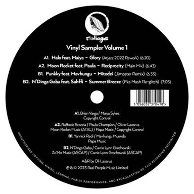 V.A. (FOLIAGE RECORDS) / FOLIAGE RECORDS : VINYL SAMPLER VOLUME 1