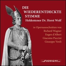 HORST WOLF / ホルスト・ヴォルフ / DIE WIEDERENTDECKTE STIMME