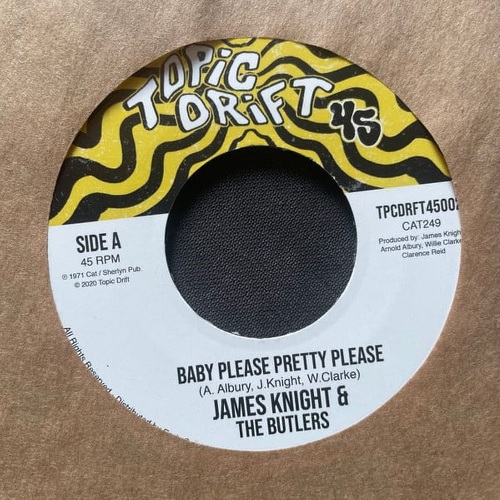 JAMES KNIGHT & THE BUTLERS / ジェームス・ナイト & ザ・バトラーズ / BABY PLEASE PRETTY PLEASE / SPACE GUITAR (7")
